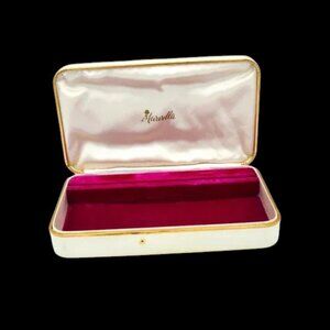 MCM Vintage Marvella Jewelry Box Red Velvet Interior